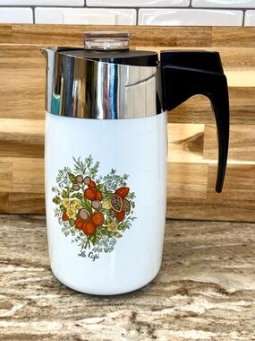 Corning Spice O' Life Electric Percolator ☕ 10 Cup | Works! Complete